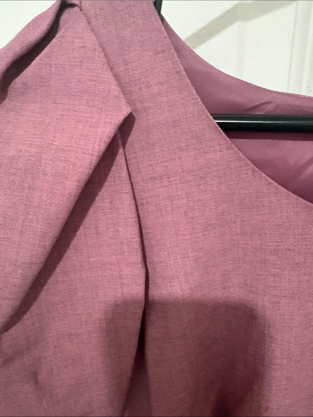 J. Crew Mauve Midi Sheath Dress with Puff Sleeves